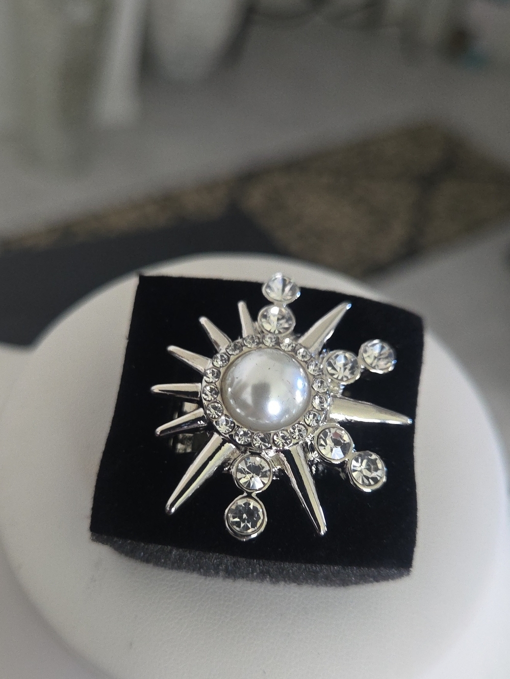 Paparazzi Slam Punk White Ring NWT